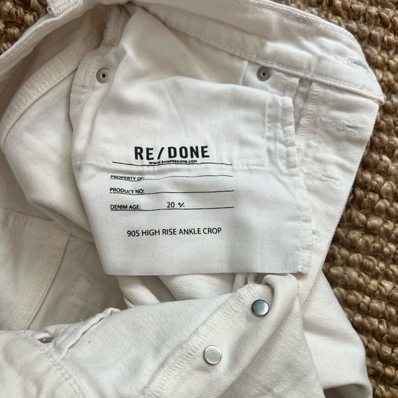 Re/Done 90s high-rise ankle crop size 26 - Picture 5 of 7